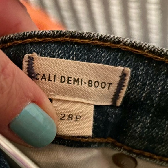 Madewell Cali Denim Boot Cut Ankle Length Sz 28P - Picture 7 of 9